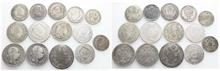 Römisch Deutsches Reich / Habsburg. Lot von Silbermünzen, 14 Stück