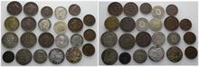 Schweiz, Lot von Kleinmünzen. 24 Stück.