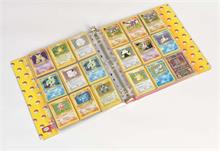 Pokemon, Ordner mit Base Set Karten, diverse 1. Edition
