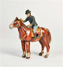 Mikuni, US-Kavallerist auf Pferd