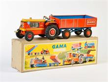 Gama, Traktor mit Anhänger