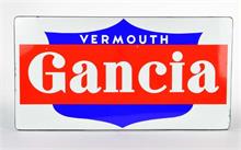Emailleschild "Vermouth Gancia"