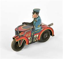 Marx, Polizei Motorrad mit Beiwagen