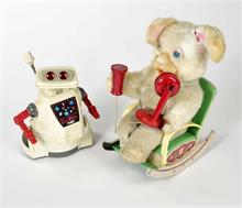 Modern Toys, Telefon Bär + Tomy Roboter