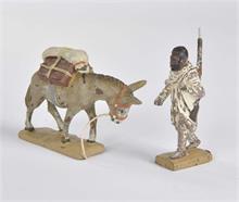 Lineol, Abessinier mit Esel