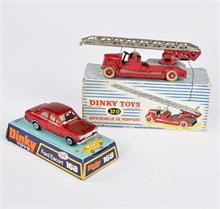 Dinky Toys, Feuerwehr + Ford Escort
