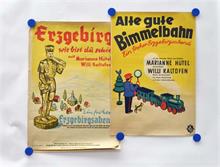 Erzgebirge, 9 Plakate 50er/60er Jahre