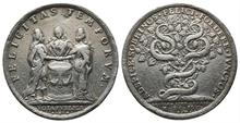 Sachsen Gotha Altenburg, Friedrich II. 1691-1732, Silbermedaille 1696