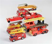 Modern Toys, Gama u.a., Konvolut Feuerwehren