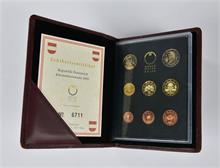 Österreich, Republik, Kursmünzensatz 2002