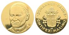 Vatikan, Johannes Paul II. 1978-2005, Goldmedaille o.J.