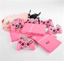 3x PS2 in pink + Zubehör