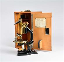 Reichert/Wien, Mikroskop No 71717 in original Holzkiste