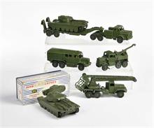 Dinky Toys, 6 Militärfahrzeuge
