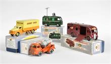Dinky Supertoys, Bedford Van, Horse Box, TV Vehicle + Lorry