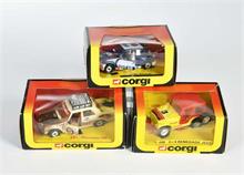 Corgi, 3 Rallye Cars (291, 422 + 448)