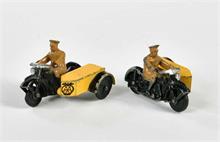 Dinky Toys, 2 Beiwagenmotorräder