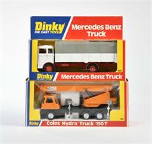 Dinky Toys, MB Truck 940 + Coles Hydra Truck 150 T 980