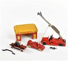 Plank + Crescent, Konvolut Feuerwehr Miniaturen