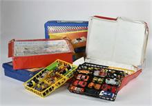 Matchbox u.a., 4 Koffer mit 192 Modellen