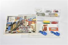Lego, Katalog 1961, Werbetafel + 10 Modelle