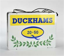 Burnham, Leuchtreklame "Duckhams 20-50" Motoröl