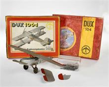 Dux, Flugzeug + 2 Kartons + Teile