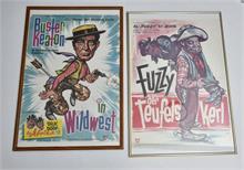 2 Plakate "Fuzzy" + "Buster Keaton"