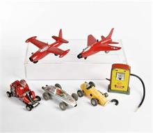 Schuco, Konvolut Micro Racer, Micro Jets u.a.