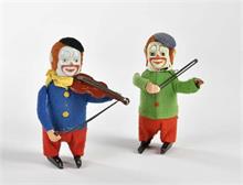 Schuco, 2x Solisto Clown mit Geige