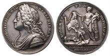 Braunschweig Calenberg Hannover, Georg II. 1727-1760, Silbermedaille 1727