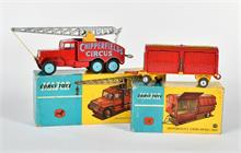 Corgi Toys, Chipperfield Circus Animal Cage + Crane Truck