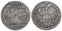 Nürnberg, Stadt, 1/2 Guldentaler (30 Kreuzer) 1565