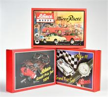 Schuco, Micro Racer Montage Set + 2x Grand Prix Set