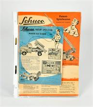 Schuco, 6 Originalprospekte/Kataloge