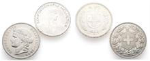 Schweiz, Eidgenossenschaft, 5 Franken 1908 und 1923