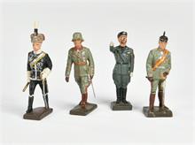 Lineol, 4 Persönlichkeiten (Mussolini, Hindenburg, von Mackensen u.a.)