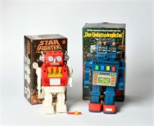 Star Fighter Robot + Robot Parlant "Der Unbezwingliche"