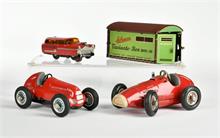 Schuco, Studio Racer, Grand Prix Racer + Varianto 3049 mit Garage