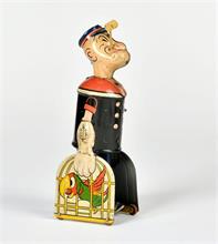 Marx, Popeye mit Koffer