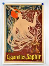 Plakat "Cigarettes Saphir"