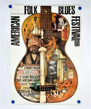 Plakat "American Folk Blues Festival" 1968