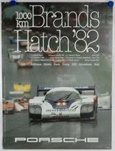 Porsche Plakat "100 km Brands Hatch 82"