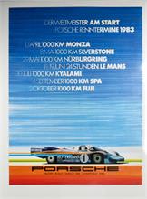 Porsche Plakat "Renntermine 1983"