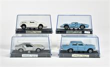 Nacoral, 4 Modellautos: Matra Sport, C 111, Alfa Montreal, Mercedes 280 S