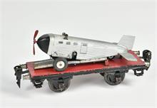Märklin, Plattformwagen mit Junkers Flugzeug