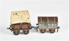 Märklin, Zementwagen 1815 und Planwagen 1810