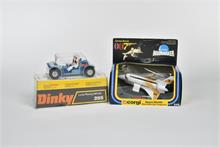 Dinky 355 Lunar Roving Vehicle + Corgi Toys James Bond Moonraker Space Shuttle