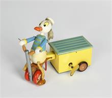 Donald auf Dreirad