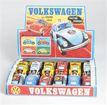 Yonezawa, Volkswagen Händlerbox mit 12 VW Käfer
